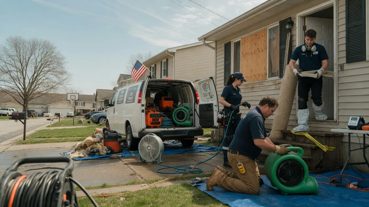 Water Damage Restoration in Four States, WV near me